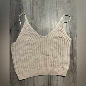 Cream colour tank top
